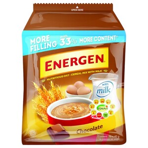 Energen Nutritious Cereal Drink Mix Chocolate 40G X10