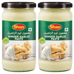 Shan Ginger Garlic Paste 310G X2