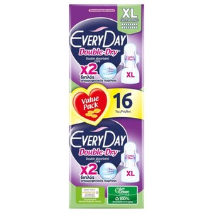 Everyday Double Dry Economy Extra Long 16 Pieces