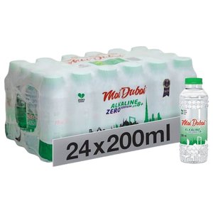 Mai Dubai Alkaline Zero Sodium Water 200 Ml (Pack Of 24) X24