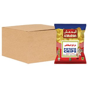 Al Mudhish Fresh Potato Chips Ready Salt 15 Gr (Pack Of 96) X96