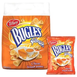 Tiffany Cheese Bugles Chips 10.5 Gr (Pack Of 22) X22