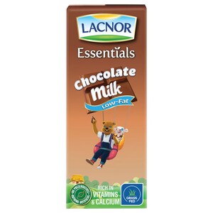 Lacnor Essentials Milk Chocolate Low Fat 180Ml
