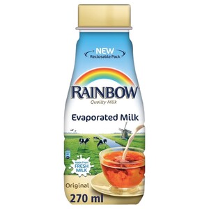 Rainbow Evaporated Milk Original Pet 270Ml
