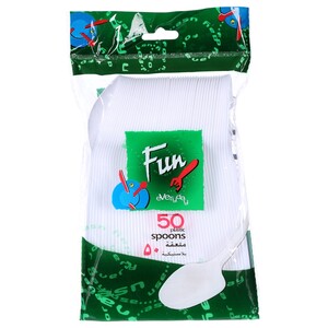 Fun Plastic Spoon 50 Pieces