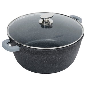 Homeway Marble Casserole With Lid Die Cast Aluminum 40Cm
