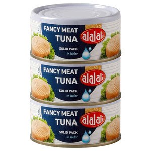 Al Alali Fancy Meat Tuna In Water Solid 170G X3