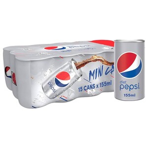 Pepsi Carbonated Soft Drink Diet 155Ml X15