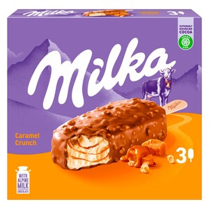 Milka Caramel Crunchy Ice Cream 62G X3