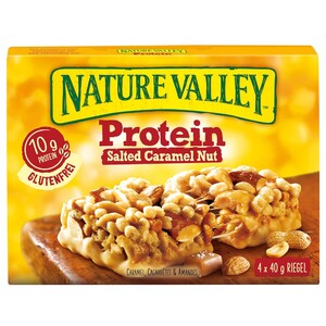 Nature Valley Protein Bars With Caramel Gluten Free 40G X4