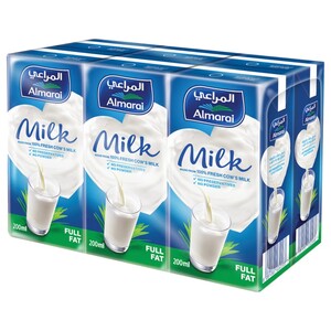 Almarai Milk Full Fat 200Ml X6