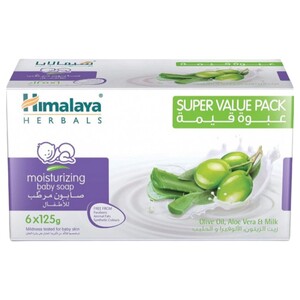 Himalaya Baby Soap Aloevera 125Gm 1X6 Offer X6
