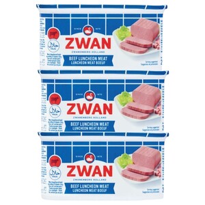 Zwan Beef Luncheon Meat 200G X3