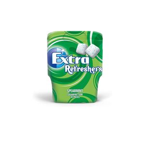 Wrigley's Extra Soft Refreshers Spearmint Chews Gum Bottle 67 Gr