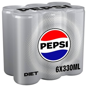 Pepsi Carbonated Soft Drink Diet 330Ml X6