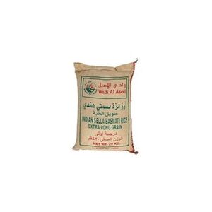 Wadi Al Aseel India Sella Basmati Rice 20 Kg
