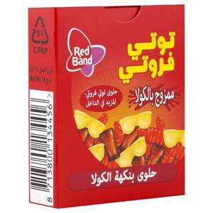 Red Band Tutti Fruitti Cola 18G