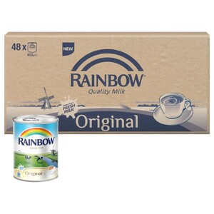 Rainbow Evaporated Fresh Milk 410G X48