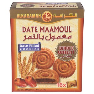 Al Karamah Date Maamoul Whole Wheat 500G