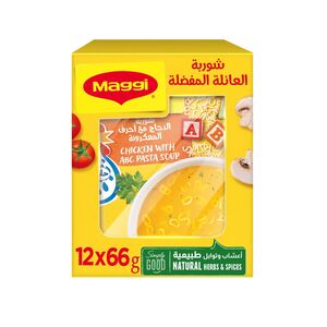 Maggi Chicken With Abc Pasta Soup 66 Gr X 12 Pcs