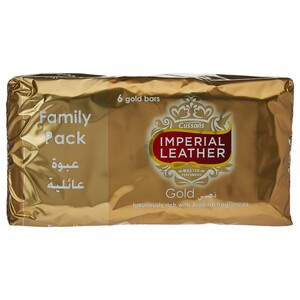Imperial Leather Soap Gold 125G X6