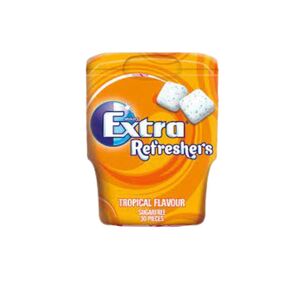 Wrigley's Extra Soft Chews Refreshers Tropical Bottle 67G