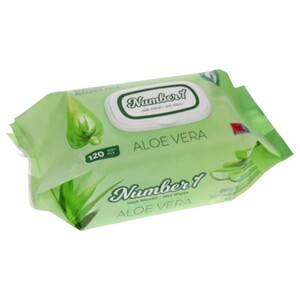 Number 1 Aloe Vera Wipes 120Pcs