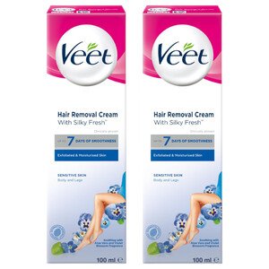 Veet Hair Removal Cream Sensitive 100Ml X2