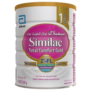 Similac Total Comfort Gold 2'-Fl Stage 1 Milk Formula From 0-6 Months 820G