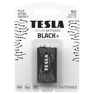 Tesla Black+ 9V Alkaline Battery