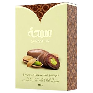 Samha Camel Milk Chocolate Dates 150G