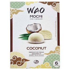 Wao Mochi Ice Cream Coconut 216Ml
