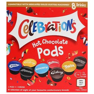 Nescafe Dolce Gusto Celebrations Hot Chocolate 8 Pods