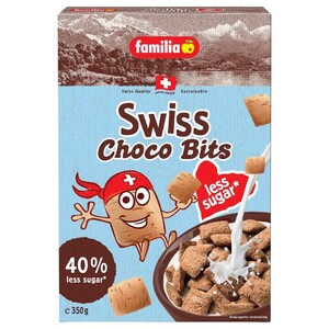 Familia Swiss Choco Bits Less Sugar Cereal 350G