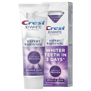 Crest Toothpaste 3D White Clinical Miracle Glow 75Ml