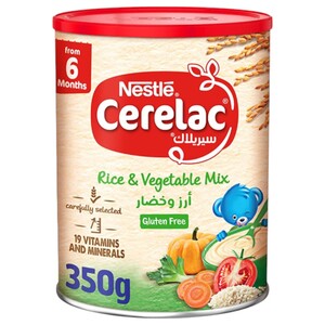 Cerelac Baby Food Rice & Vegetable Mix 350G