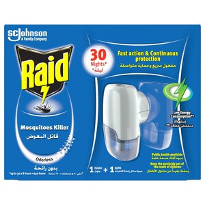 Raid Liquid Electric Mosquito Killer Holder 30N 21Ml