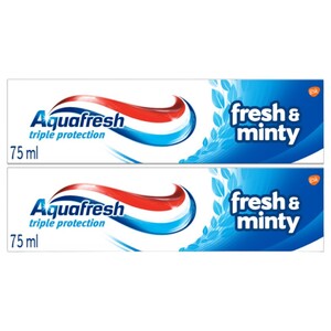 Aquafresh Fresh & Minty Toothpaste 75Ml X2