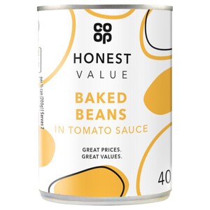 Co Op Honest Value Baked Beans 400G