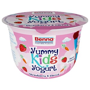 Benna Yummy Kids Yogurt Strawberry Carrot 110G