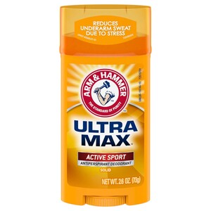 Arm & Hammer Umax Deodorant Active Sport Solid Wide 73G