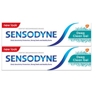 Sensodyne Deep Clean Gel Toothpaste 75Ml X 2