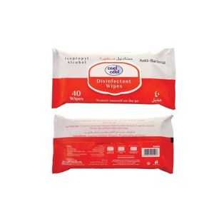 Cool & Cool Disinfectant Wipes 40 Count