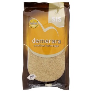 Sis Cane Sugar Demerara Unrefined 500G