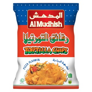 Al Mudhish Pizza Flavour Tortilla Chips 100G