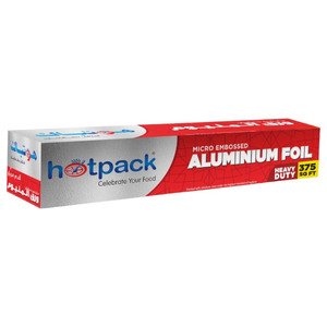 Hot Pack Aluminium Foil Embossed 375 Square Feet