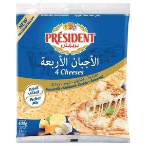 Président Shredded Four Cheeses 400G