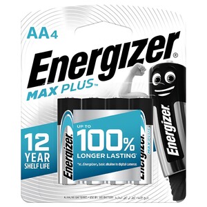 Energizer Max Plus Alkaline Aa 4 Pieces