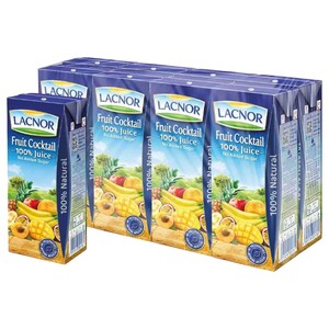 Lacnor Juice Fruit Cocktail Nectar 180Ml X8