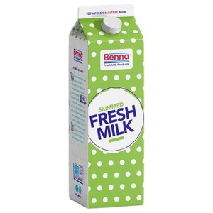 Benna Milk Skimmed Milk 0.3% Fat 1L
